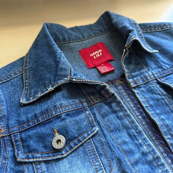 Vintage Miss Lili blue denim jacket - Picture 7 of 8